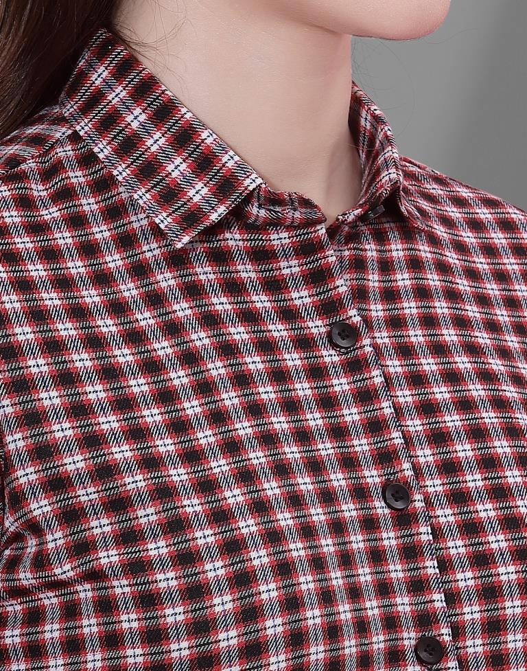 Black And Red Checkered Shirt | Sudathi
