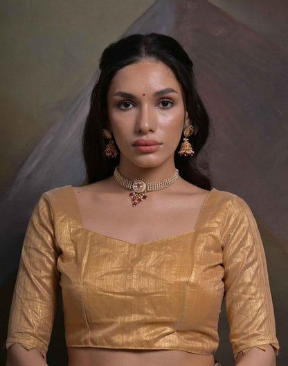 Dusty Maroon Silk Printed Saree