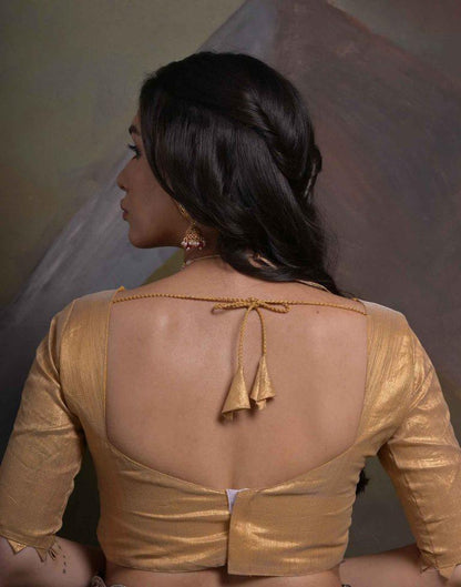 Dusty Maroon Silk Printed Saree