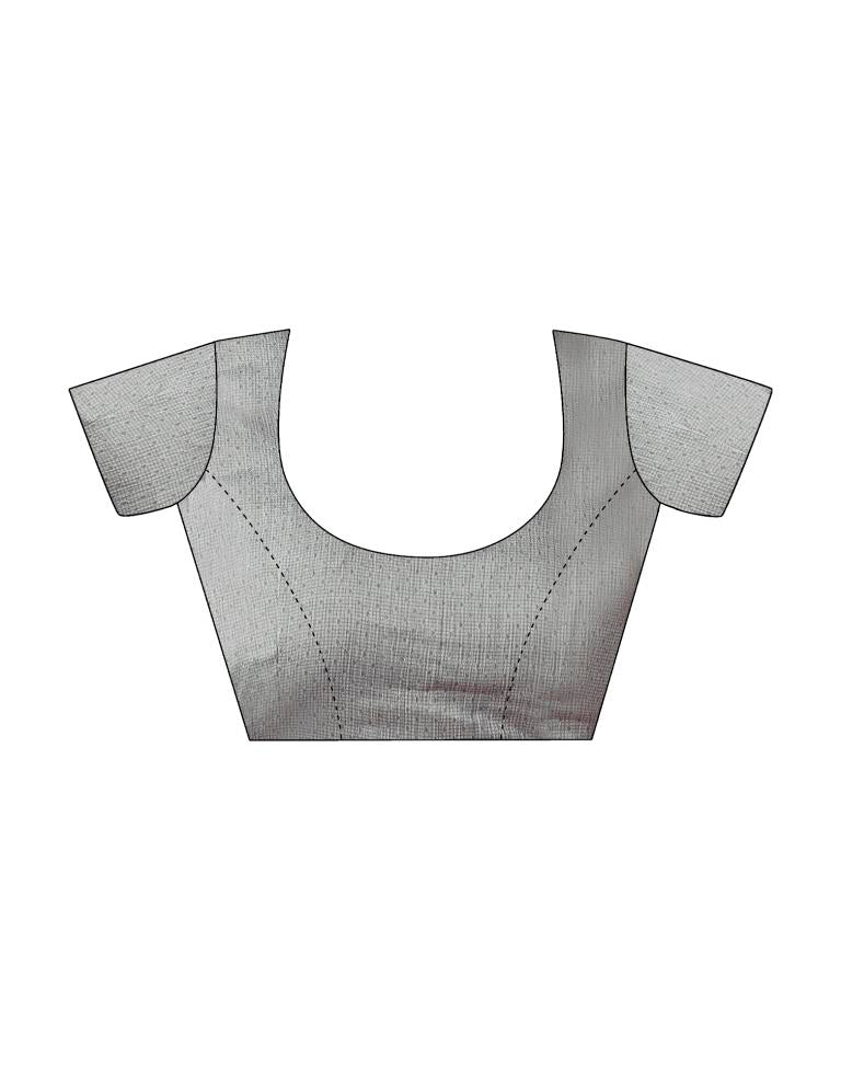 Light Brown & Multicoloured Chiffon Printed  Saree