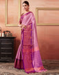 Light Pink Silk Weaves Saree