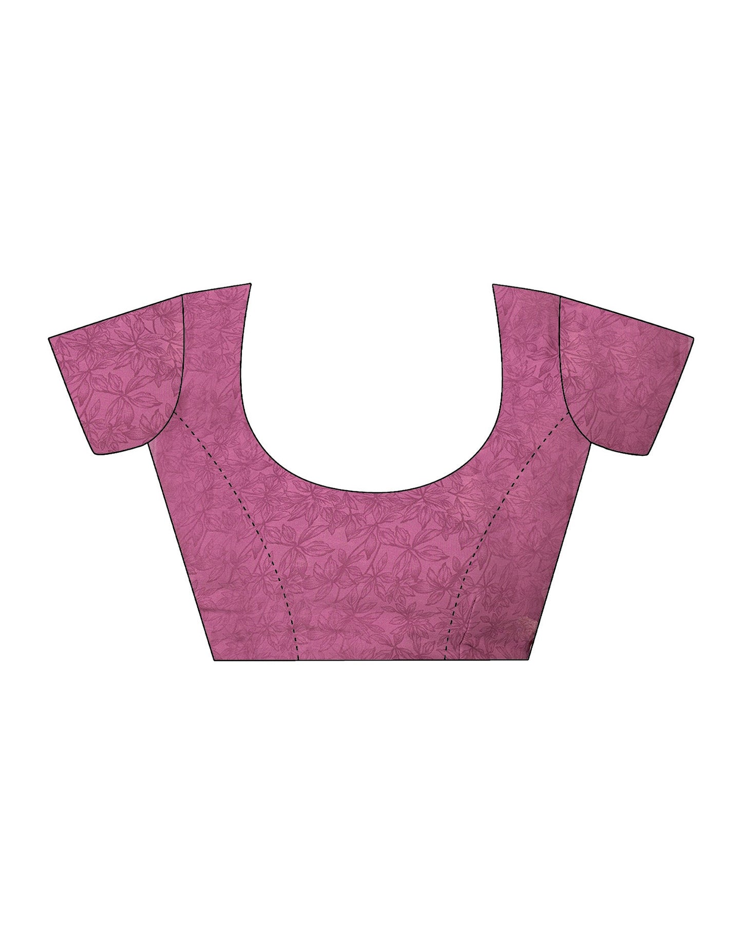 Light Pink Georgette Printed Saree