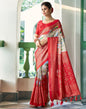 Light Beige Silk Printed Saree