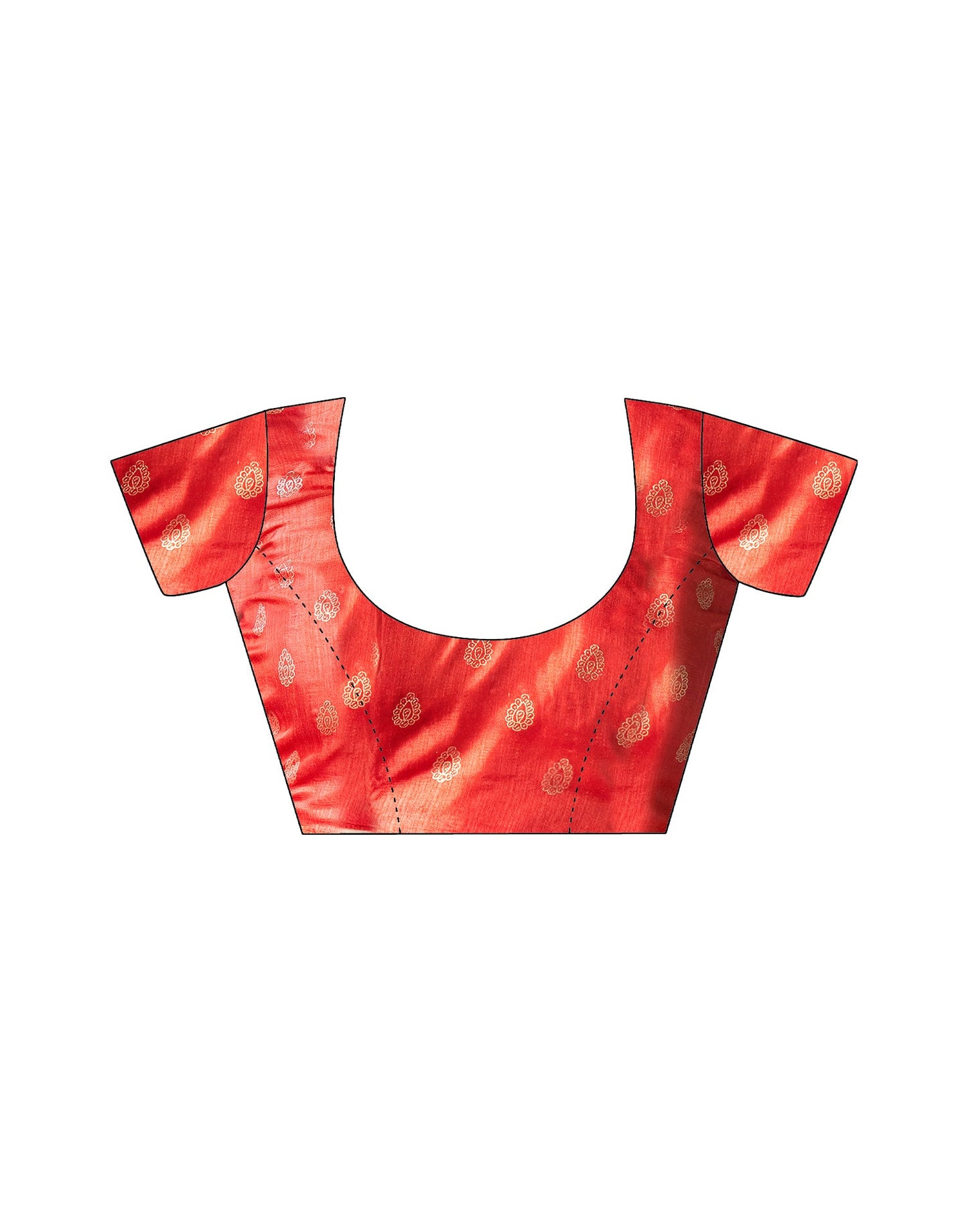 Light Beige Silk Printed Saree