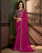 Pink Chiffon Embroidery Saree