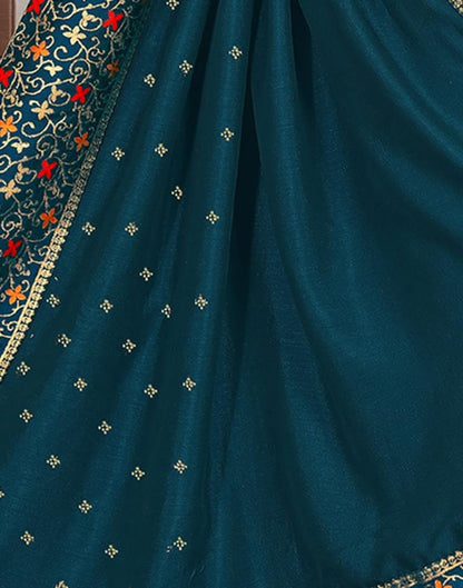 Rama Silk Plain Saree