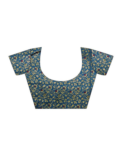 Dark Pink Silk Plain Saree