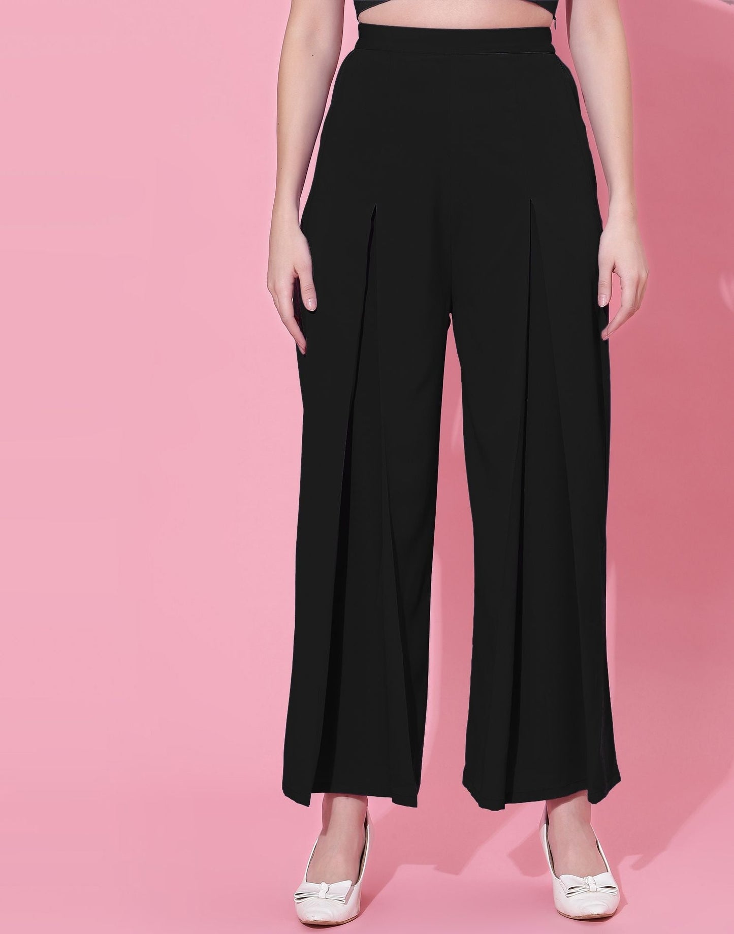 Black Box-pleated Co-ord Set | Leemboodi