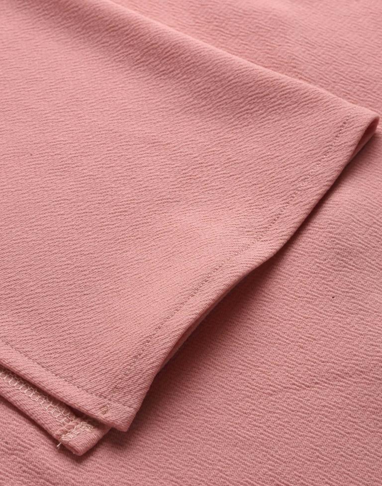 Peach chocker neck bodycon Dress | Sudathi