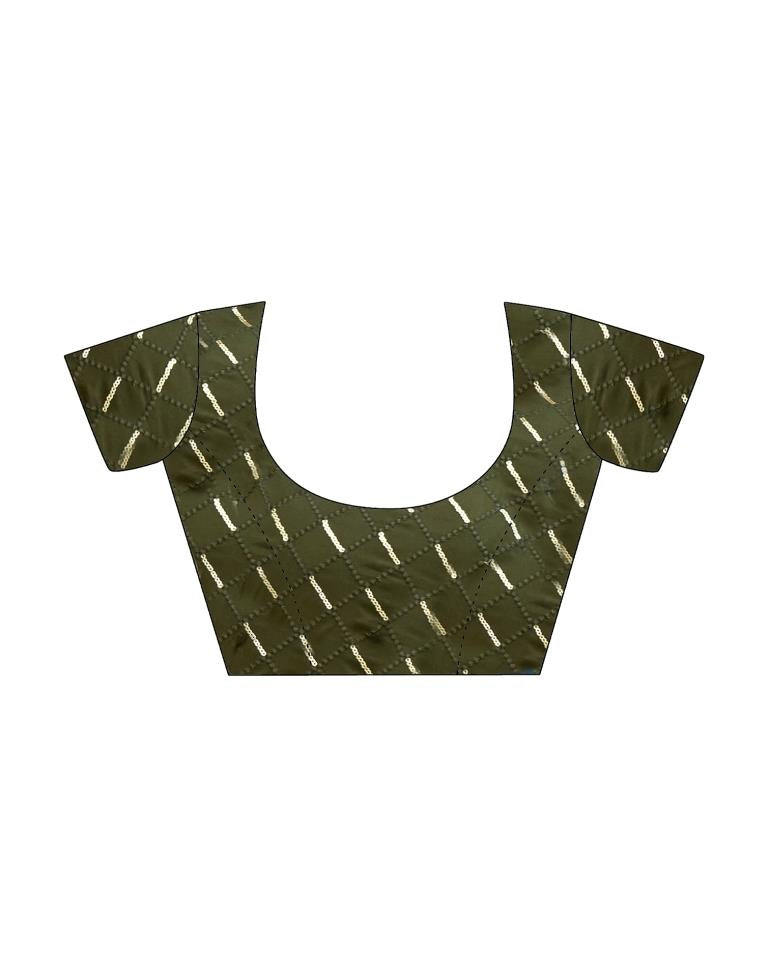 Light Beige Georgette Printed Saree