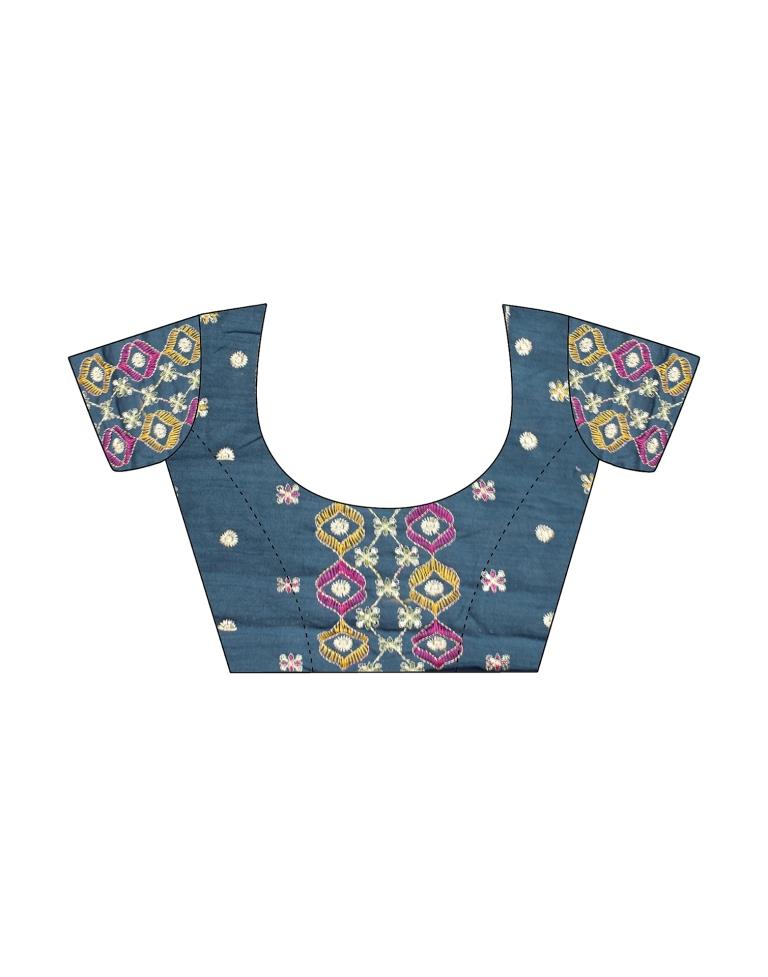 Rani Pink Chiffon Bandhani Saree