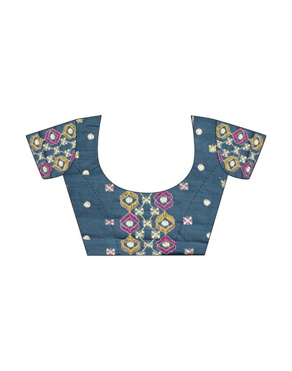 Rani Pink Chiffon Bandhani Saree