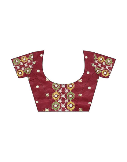 Turmeric Chiffon Bandhani Saree