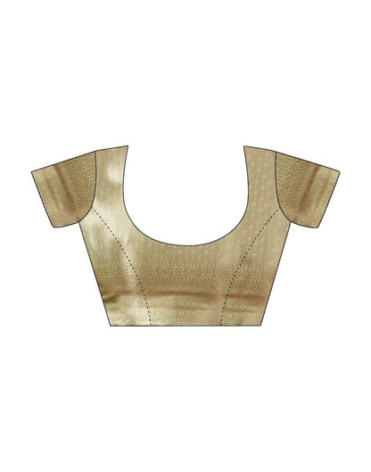 Pista Green Organza Woven Saree