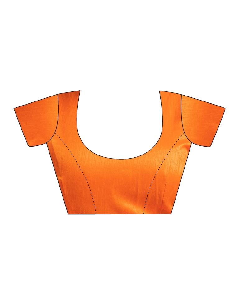 Turmeric Lycra Printed Saree