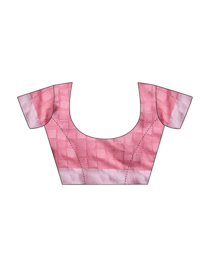 Wine Linen Printed  Saree