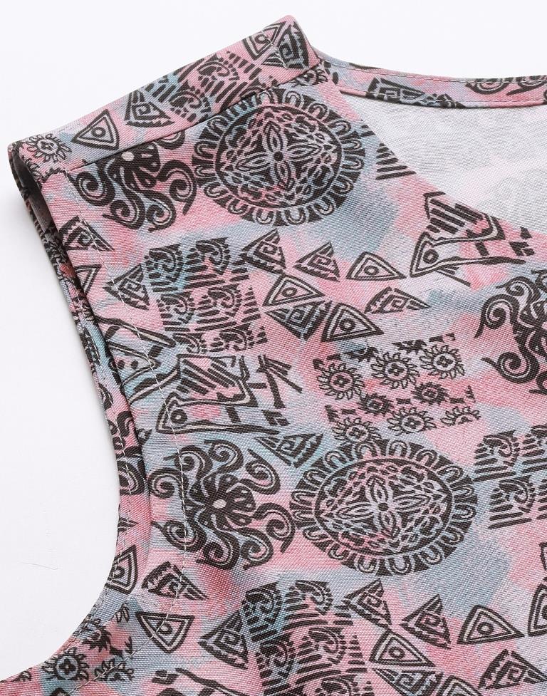 Multicolour Printed Top | Leemboodi