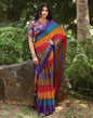 Multicoloured  Chiffon Printed  Saree