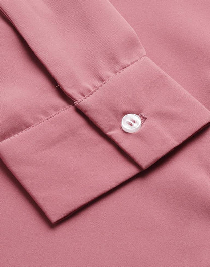 Carrot Pink Solid Shirt | Sudathi