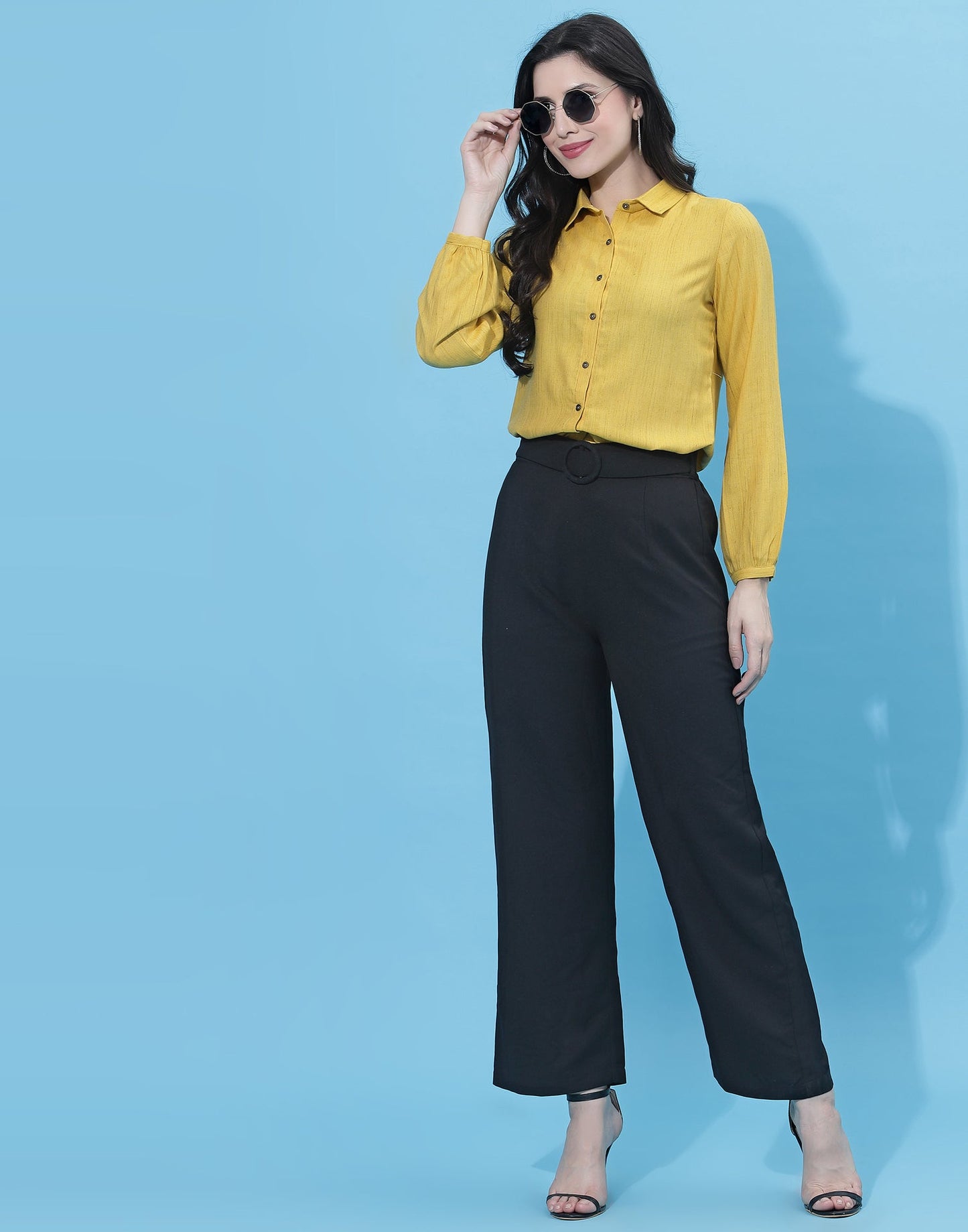 Yellow Cotton Shirt | Leemboodi