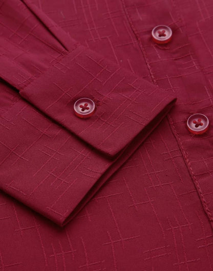 Maroon Casual Shirt | Sudathi