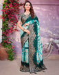 Rama Green Cotton Woven Saree
