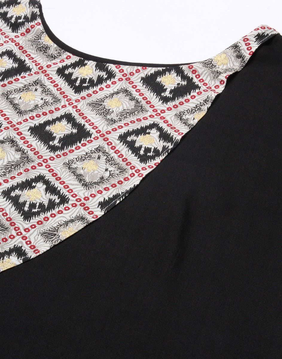 Black Puff sleeve Kurti | Sudathi