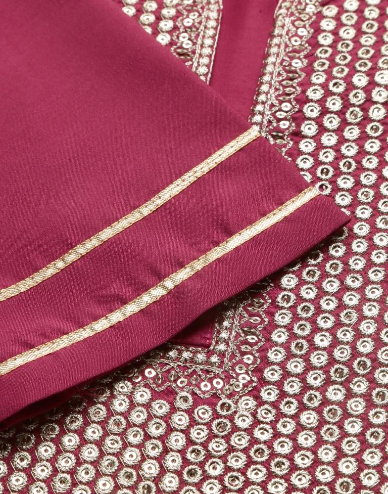 Rose Pink Embroidered Top | Sudathi