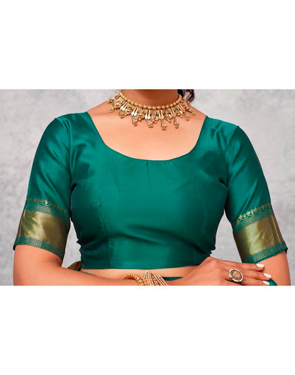 Golden  Silk Woven Saree