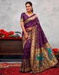 Golden Silk Woven Saree
