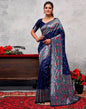 Silver Silk Woven Saree