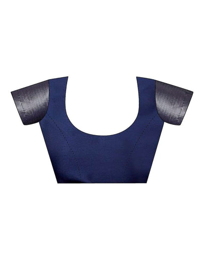 Silver Silk Woven Saree