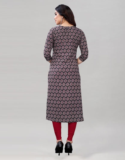Black Printed Kurti | Sudathi