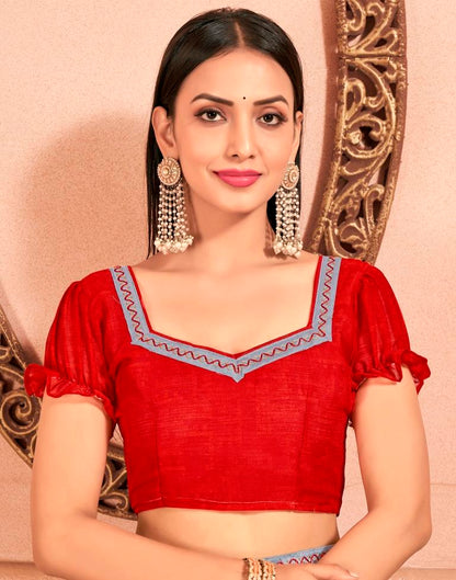 Grey Chiffon Printed Saree