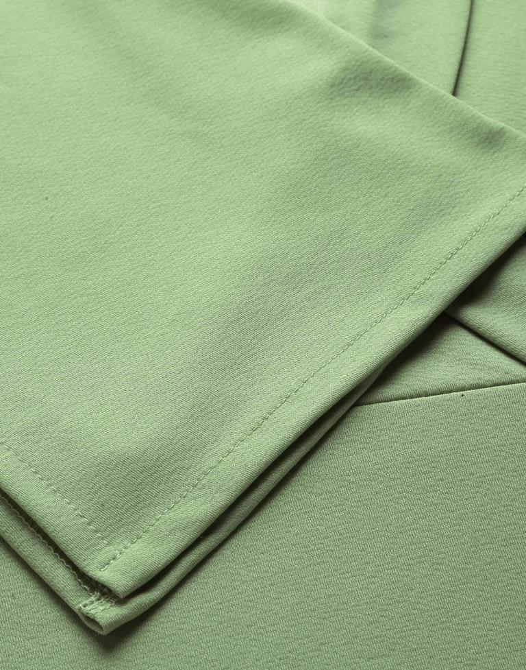 Light Green Wrap Bodycon | Sudathi