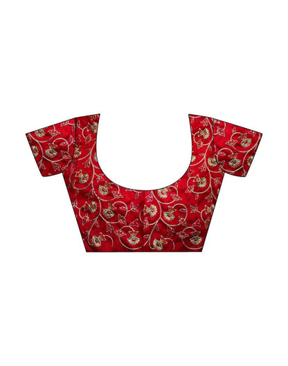 Multicolor Georgette Embroidery Saree