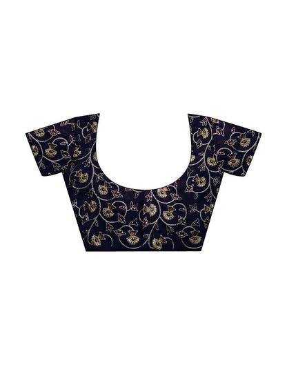 Multicolor Georgette Embroidery Saree