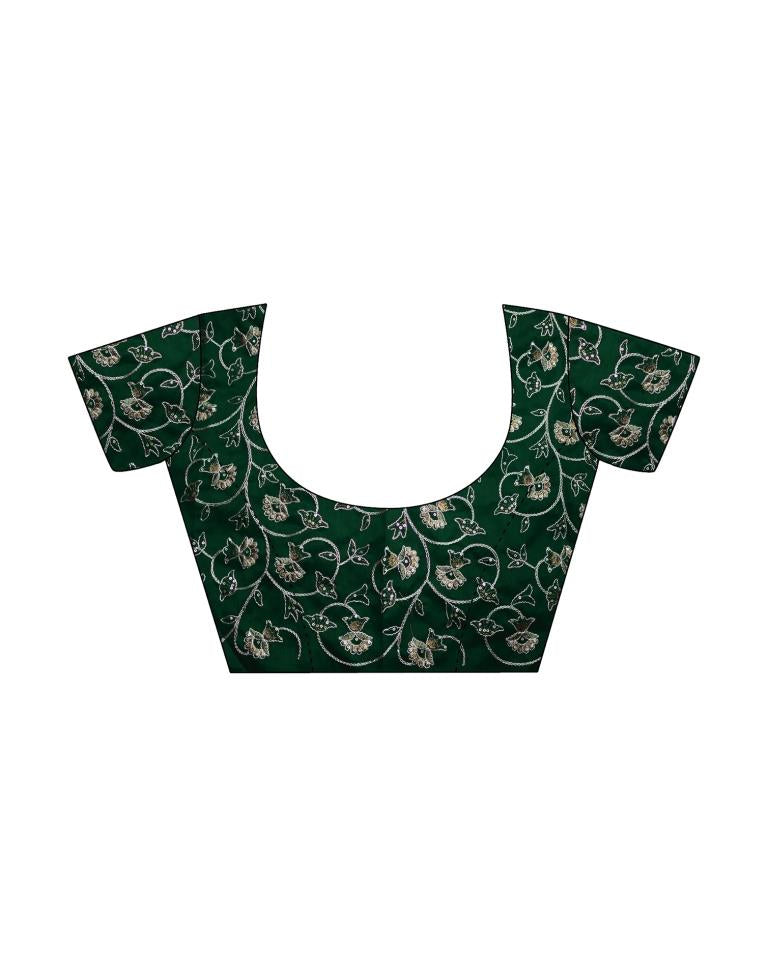 Multicolor Georgette Embroidery Saree