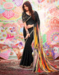 Multicolor Georgette Embroidery Saree
