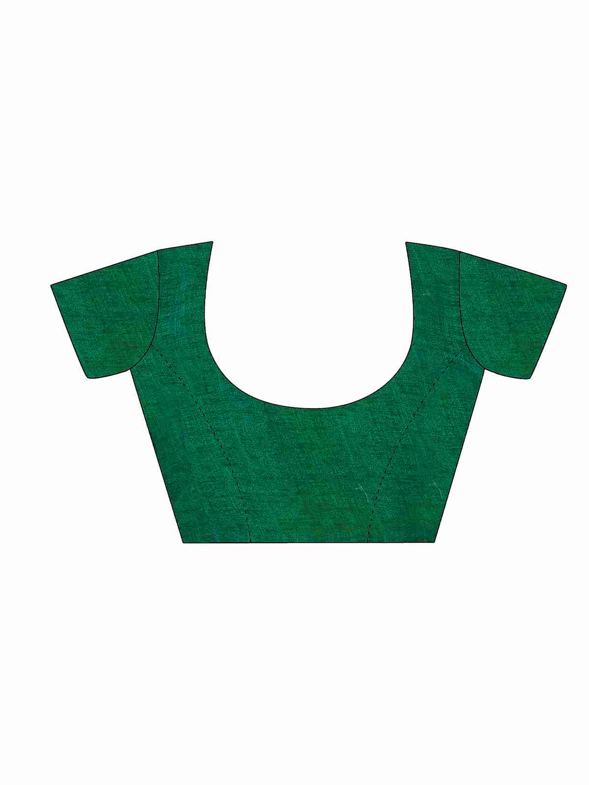 Green Chiffon Printed Saree