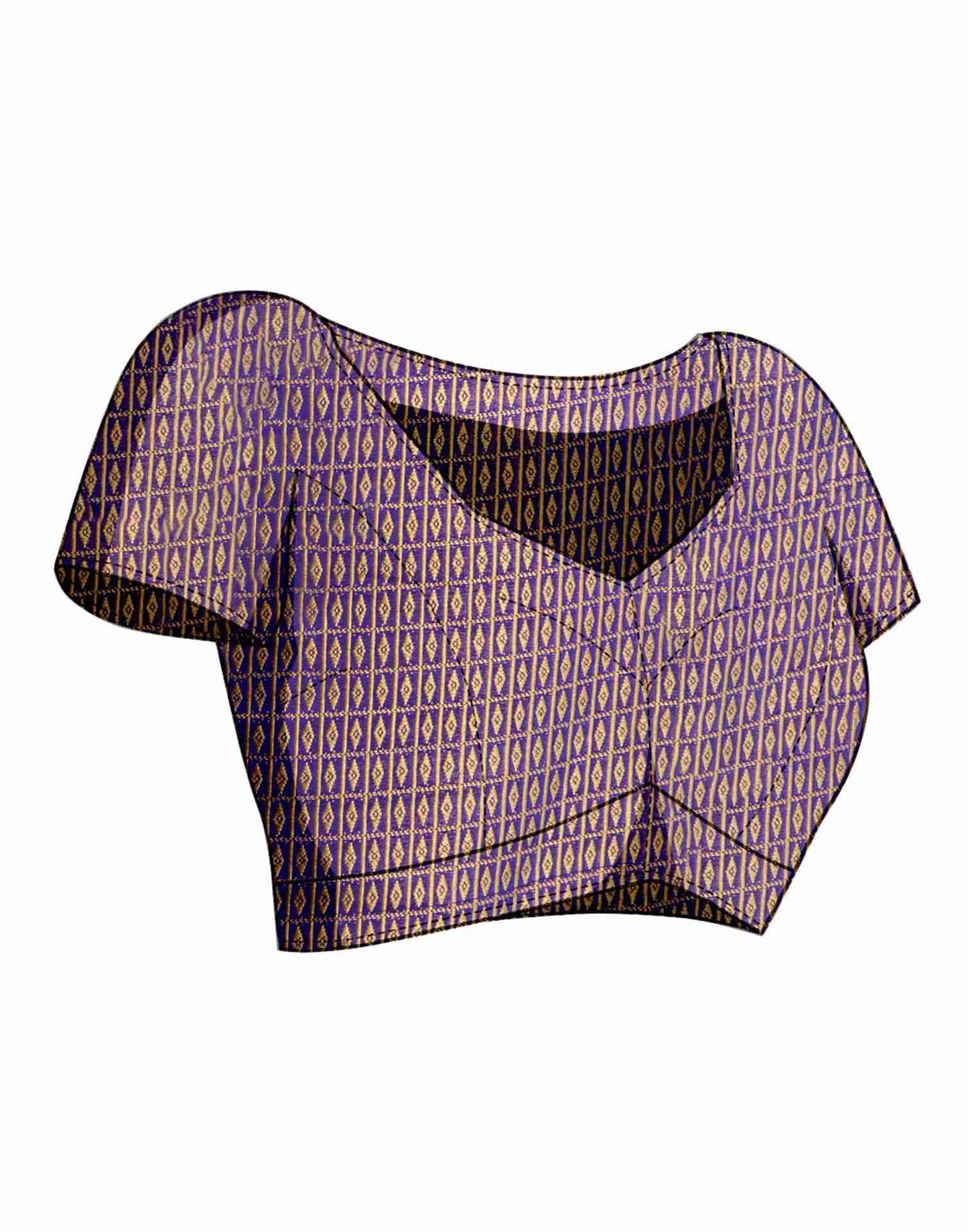 Blue Silk Plain Saree