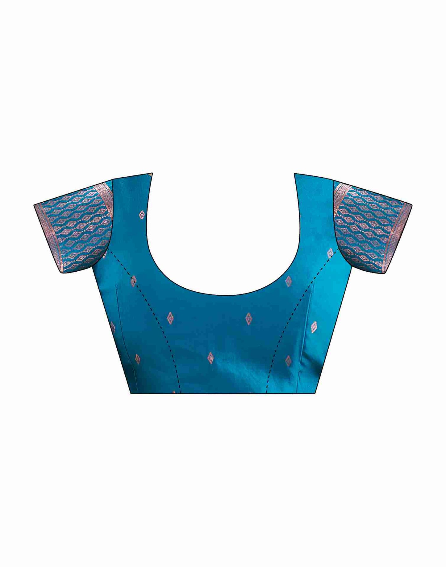 Blue Silk Woven Saree