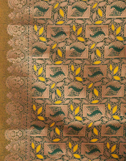 Green Silk Woven Saree