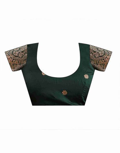 Green Silk Woven Saree