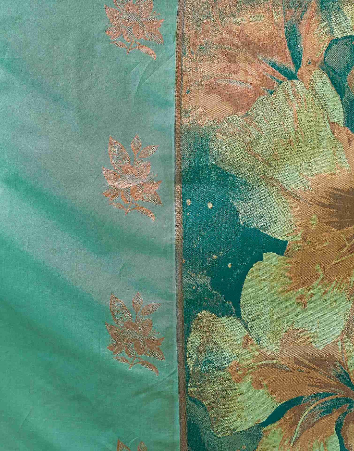 Green Silk Woven Saree