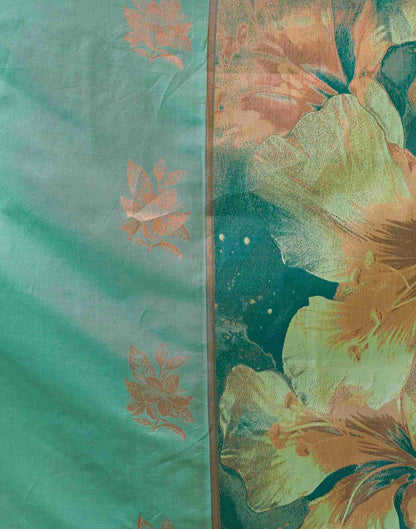 Green Silk Woven Saree