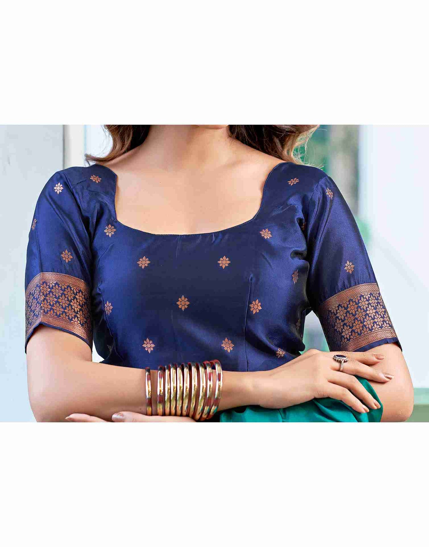 Green Silk Woven Saree