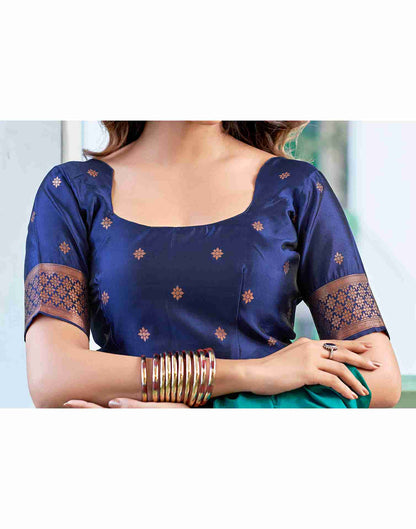 Green Silk Woven Saree