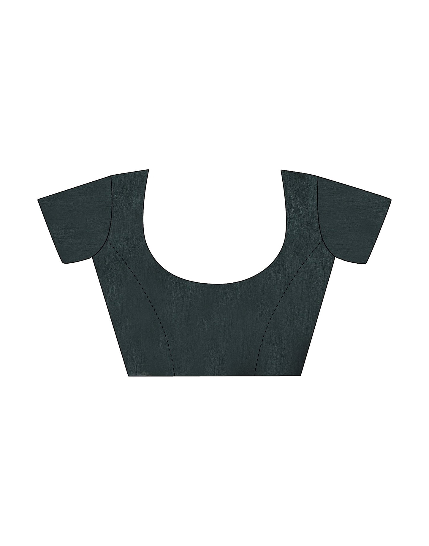 Teal Georgette Printed Saree