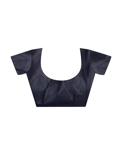 Blue Georgette Printed Saree